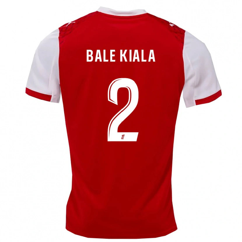 DanxenメンズAser Bale Kiala#2赤白ホームシャツ2025/26ジャージーユニフォーム
