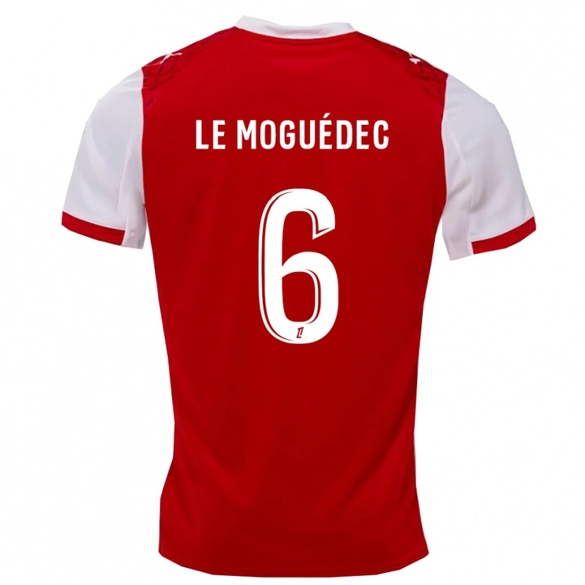 DanxenメンズAnaële Le Moguédec#6赤白ホームシャツ2025/26ジャージーユニフォーム