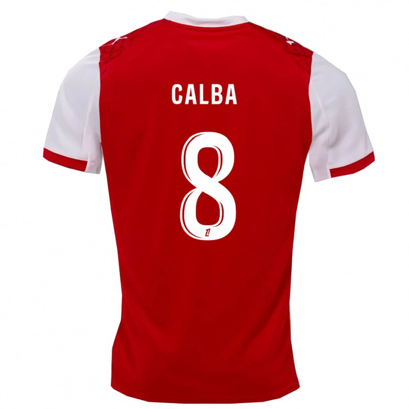 DanxenメンズLucie Calba#8赤白ホームシャツ2025/26ジャージーユニフォーム