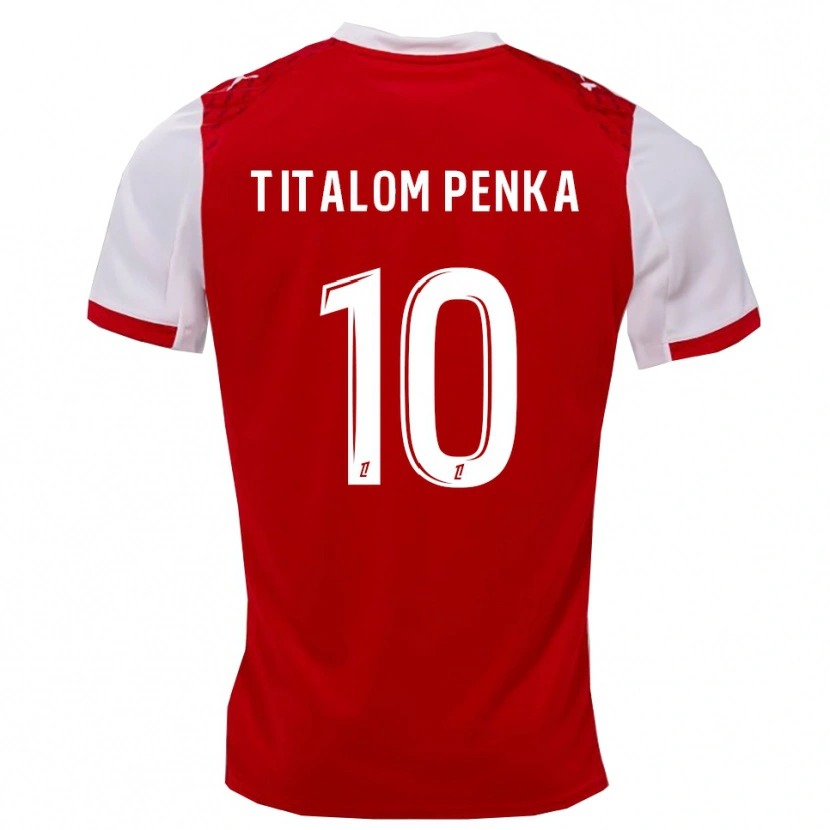 DanxenメンズMathéo Titalom Penka#10赤白ホームシャツ2025/26ジャージーユニフォーム