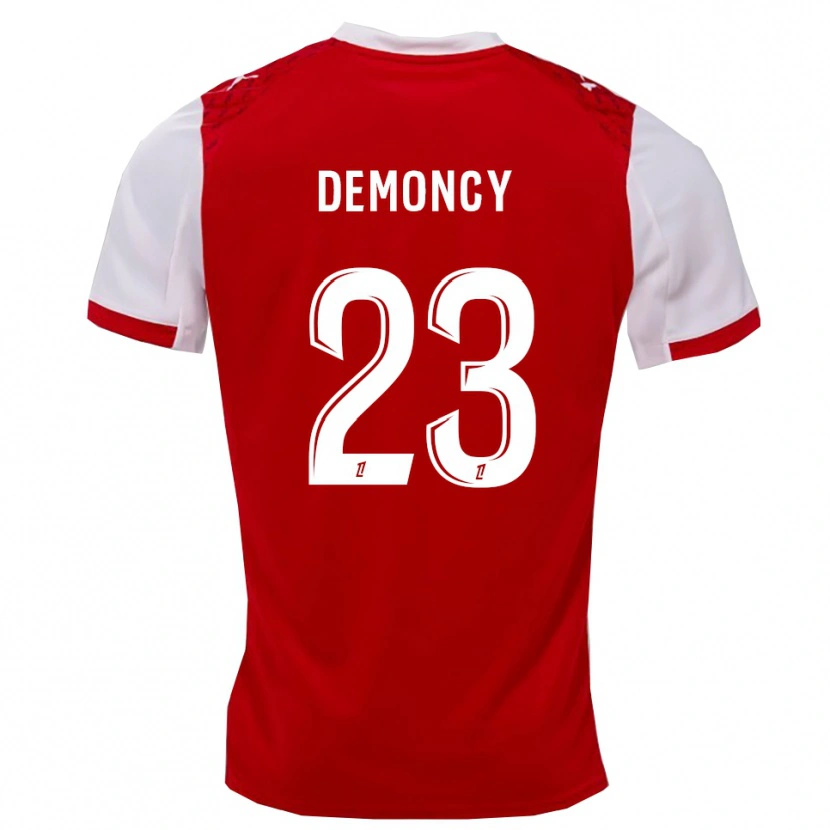 DanxenメンズYohan Demoncy#23赤白ホームシャツ2025/26ジャージーユニフォーム