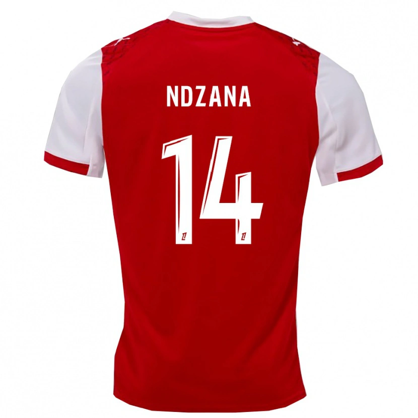 DanxenメンズParfait-Anthony Ndzana#14赤白ホームシャツ2025/26ジャージーユニフォーム