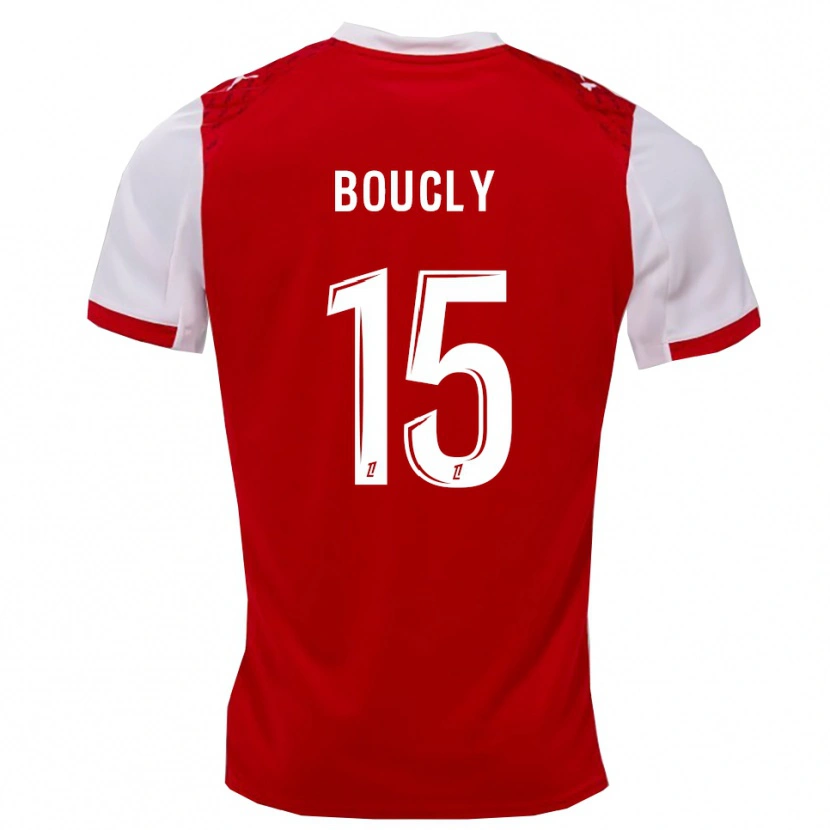 DanxenメンズMaïté Boucly#15赤白ホームシャツ2025/26ジャージーユニフォーム