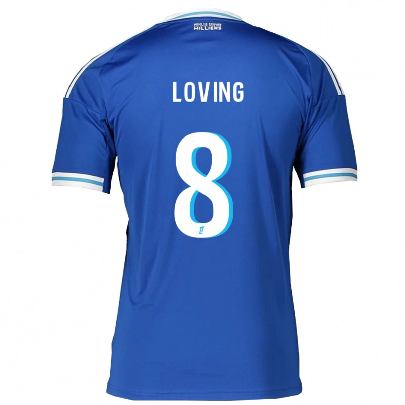 DanxenメンズEmma Loving#8青白ホームシャツ2025/26ジャージーユニフォーム