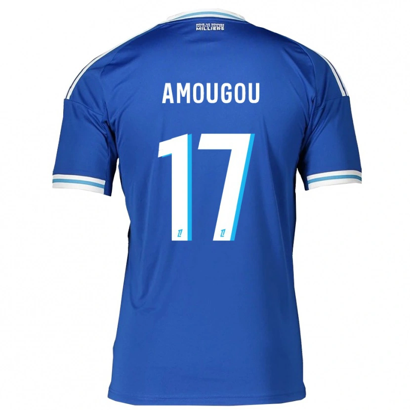 DanxenメンズMathis Amougou#17青白ホームシャツ2025/26ジャージーユニフォーム