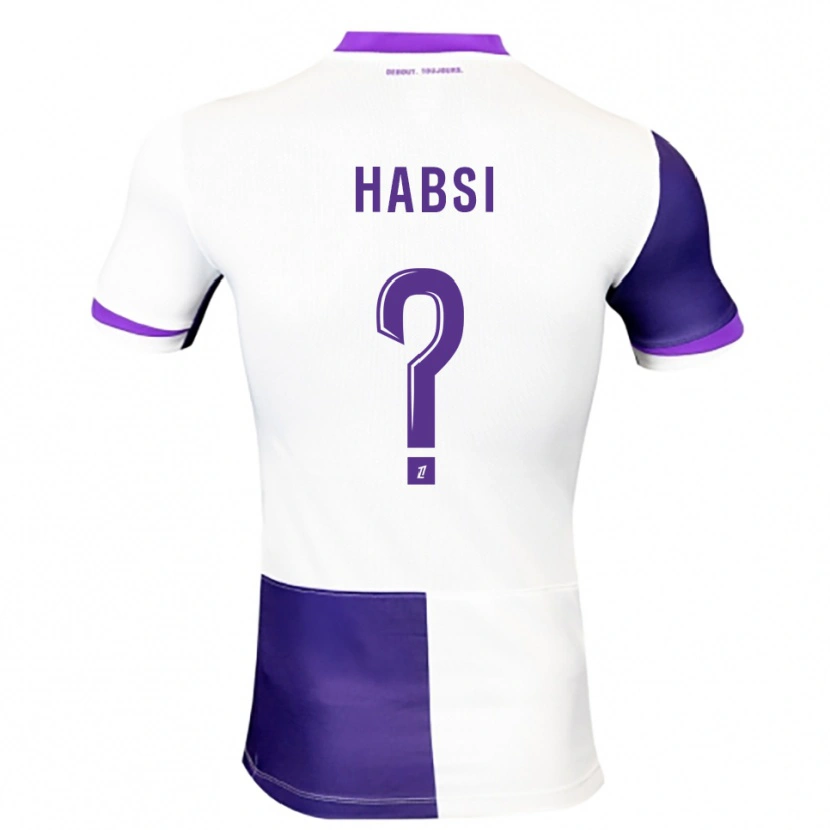 DanxenメンズJessmine Habsi#0紫白ホームシャツ2025/26ジャージーユニフォーム