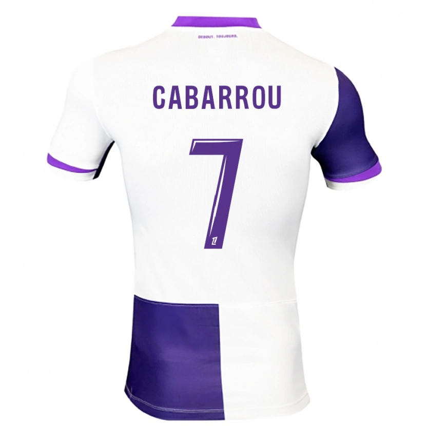 DanxenメンズTom Cabarrou#7紫白ホームシャツ2025/26ジャージーユニフォーム