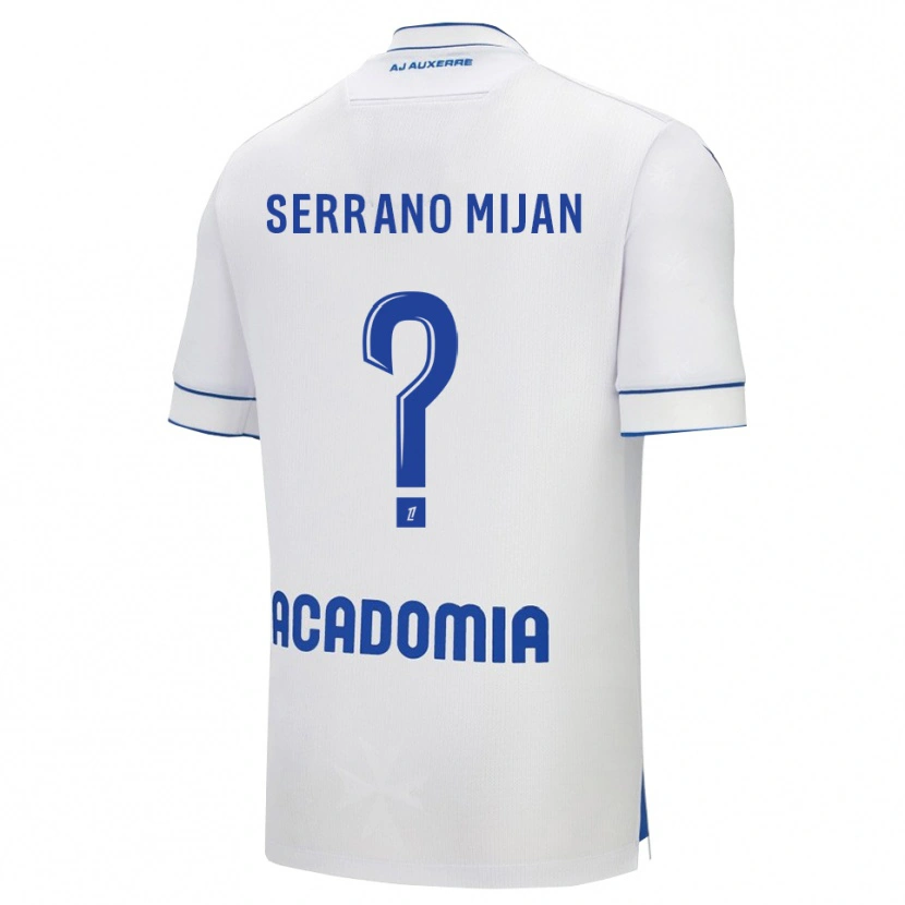 DanxenメンズJoye Serrano Mijan#0白青ホームシャツ2025/26ジャージーユニフォーム