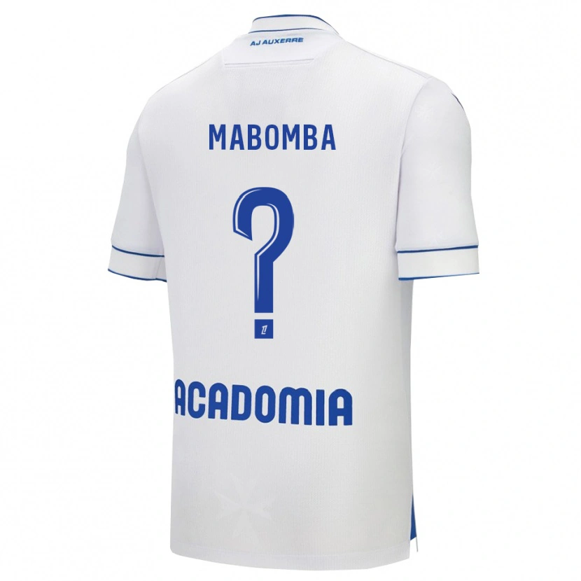 DanxenメンズGloria Mabomba#0白青ホームシャツ2025/26ジャージーユニフォーム