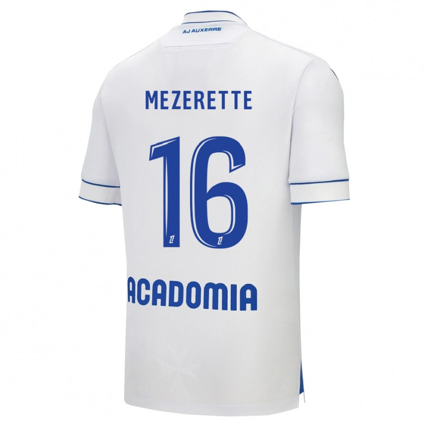 DanxenメンズLouis Mezerette#16白青ホームシャツ2025/26ジャージーユニフォーム