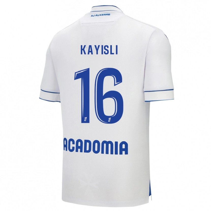 DanxenメンズMehmet Kayisli#16白青ホームシャツ2025/26ジャージーユニフォーム