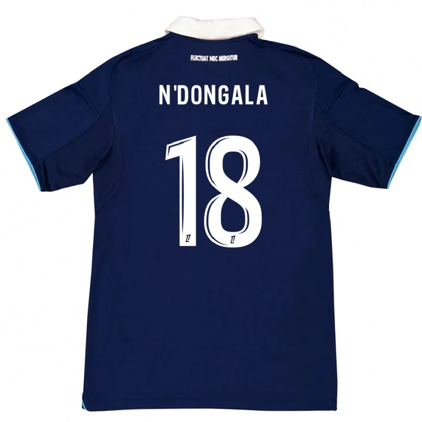 DanxenメンズMelween N'dongala#18濃青白ホームシャツ2025/26ジャージーユニフォーム