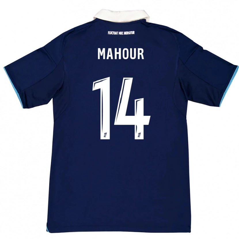 DanxenメンズSamy Mahour#14濃青白ホームシャツ2025/26ジャージーユニフォーム