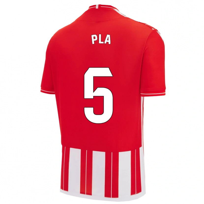 Danxenメンズエドゥアルド・プラ・ベルモンテ#5赤白ホームシャツ2025/26ジャージーユニフォーム