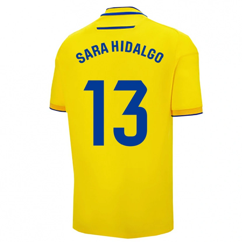 DanxenメンズSara Hidalgo Merino#13黄紺ホームシャツ2025/26ジャージーユニフォーム