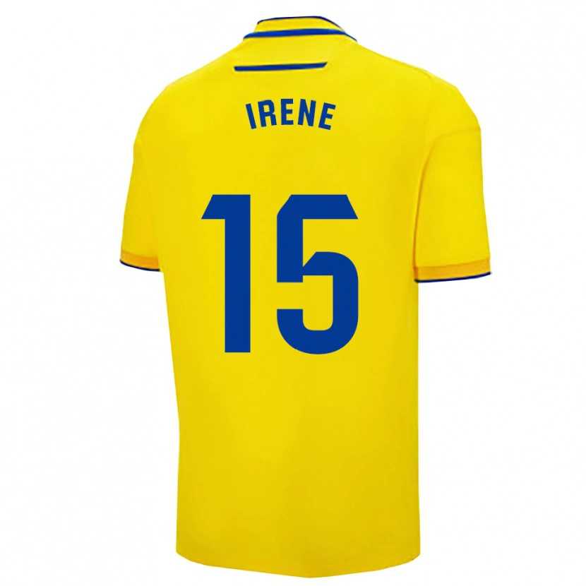 DanxenメンズIrene Laseca Perez#15黄紺ホームシャツ2025/26ジャージーユニフォーム