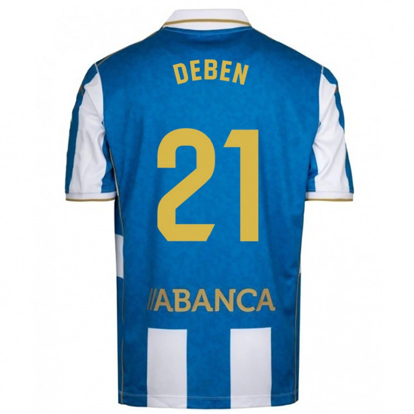 DanxenメンズSara Debén#21白青ホームシャツ2025/26ジャージーユニフォーム
