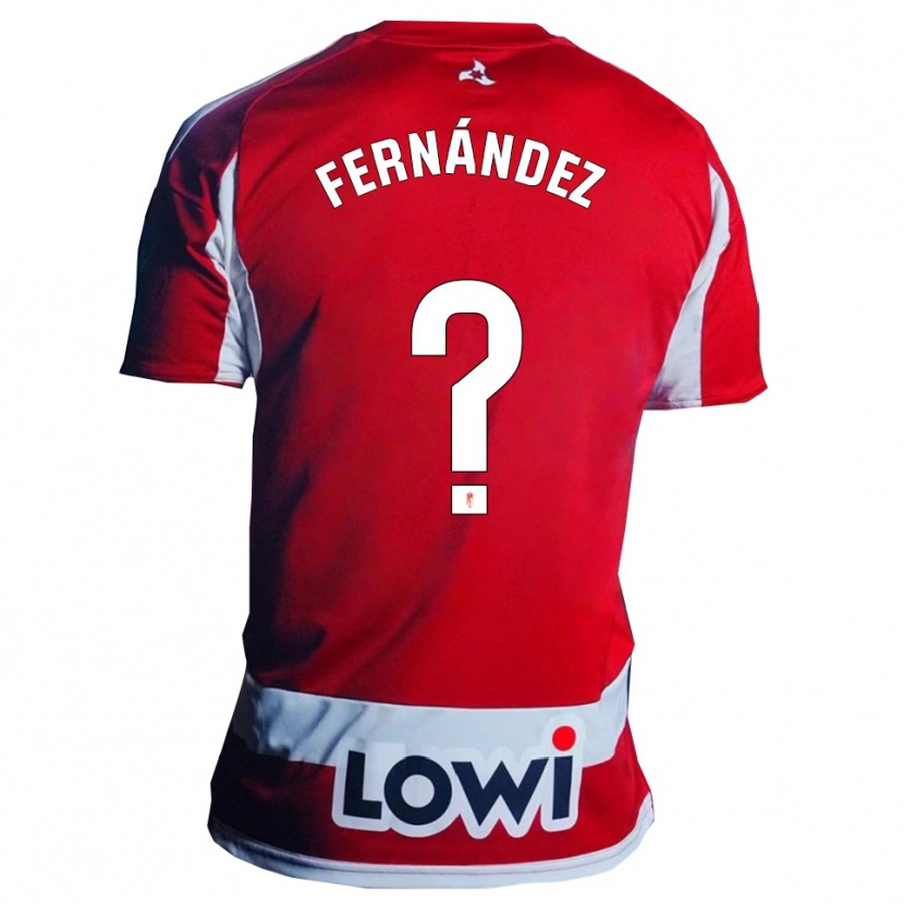 DanxenメンズIker Fernández#0赤白ホームシャツ2025/26ジャージーユニフォーム