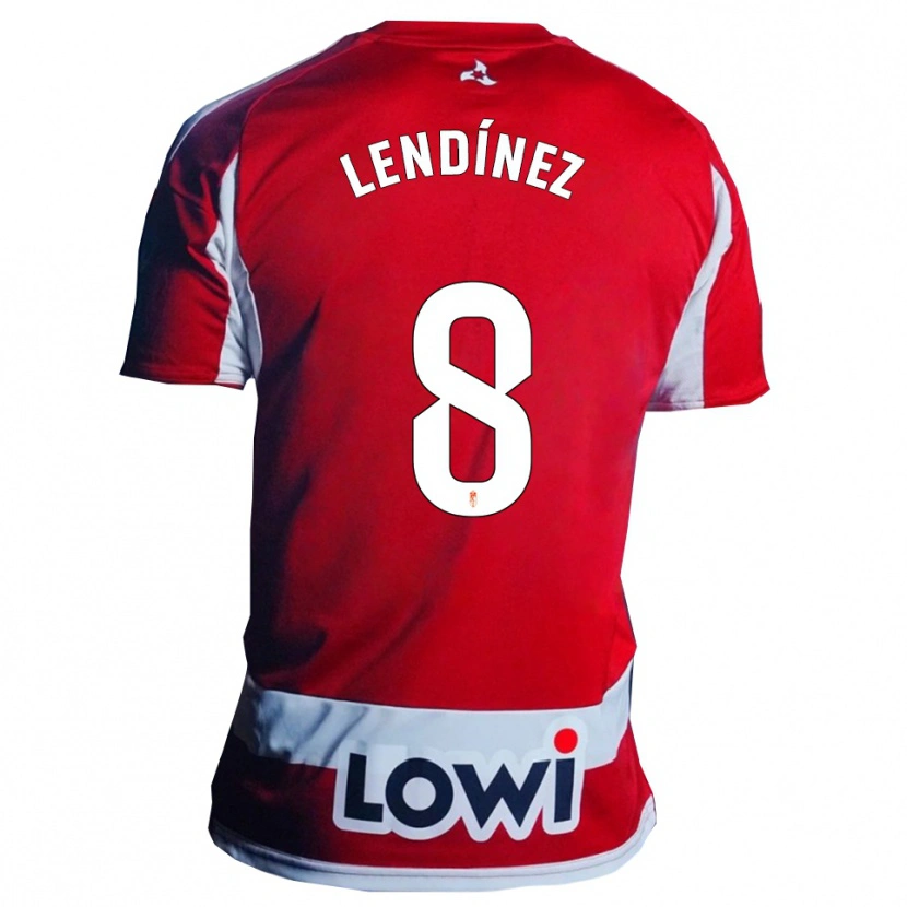 DanxenメンズJuanma Lendínez#8赤白ホームシャツ2025/26ジャージーユニフォーム