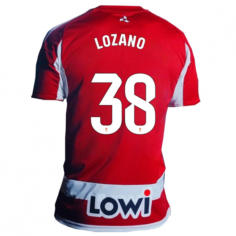 DanxenメンズMario Lozano#38赤白ホームシャツ2025/26ジャージーユニフォーム