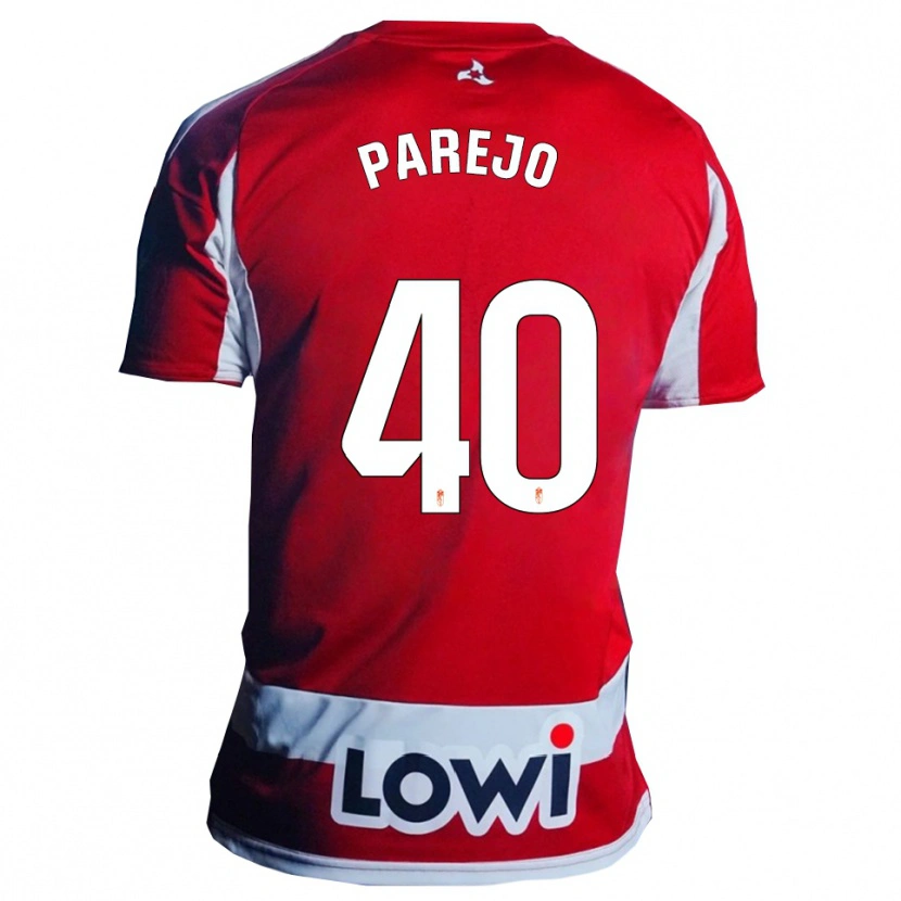 DanxenメンズJesús Parejo#40赤白ホームシャツ2025/26ジャージーユニフォーム