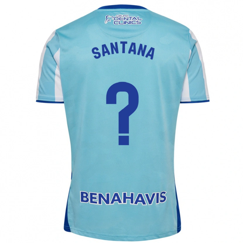 DanxenメンズVinícius Santana#0空色白ホームシャツ2025/26ジャージーユニフォーム