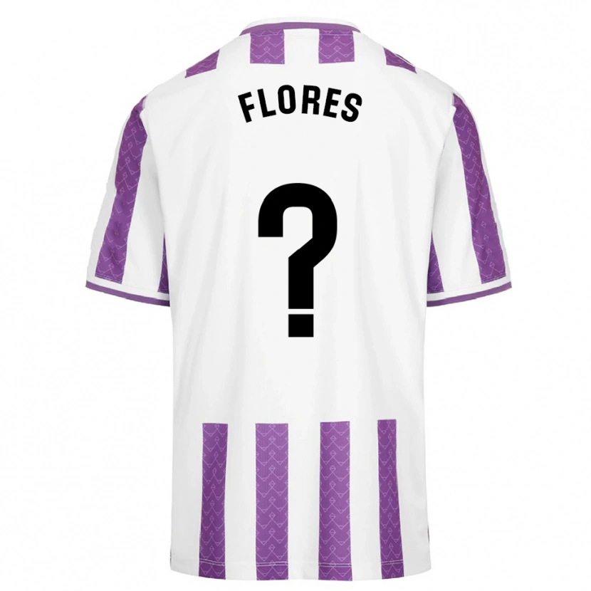 DanxenメンズMiguel Flores#0紫白ホームシャツ2025/26ジャージーユニフォーム