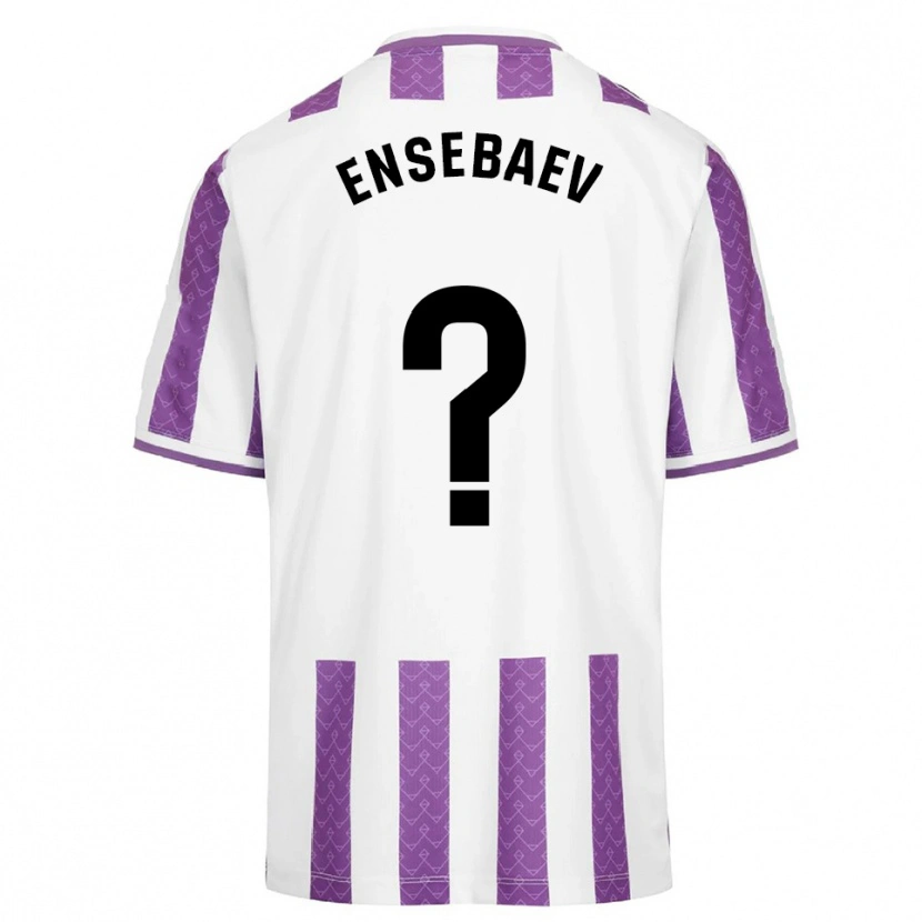 DanxenメンズMokhammed Ensebaev#0紫白ホームシャツ2025/26ジャージーユニフォーム