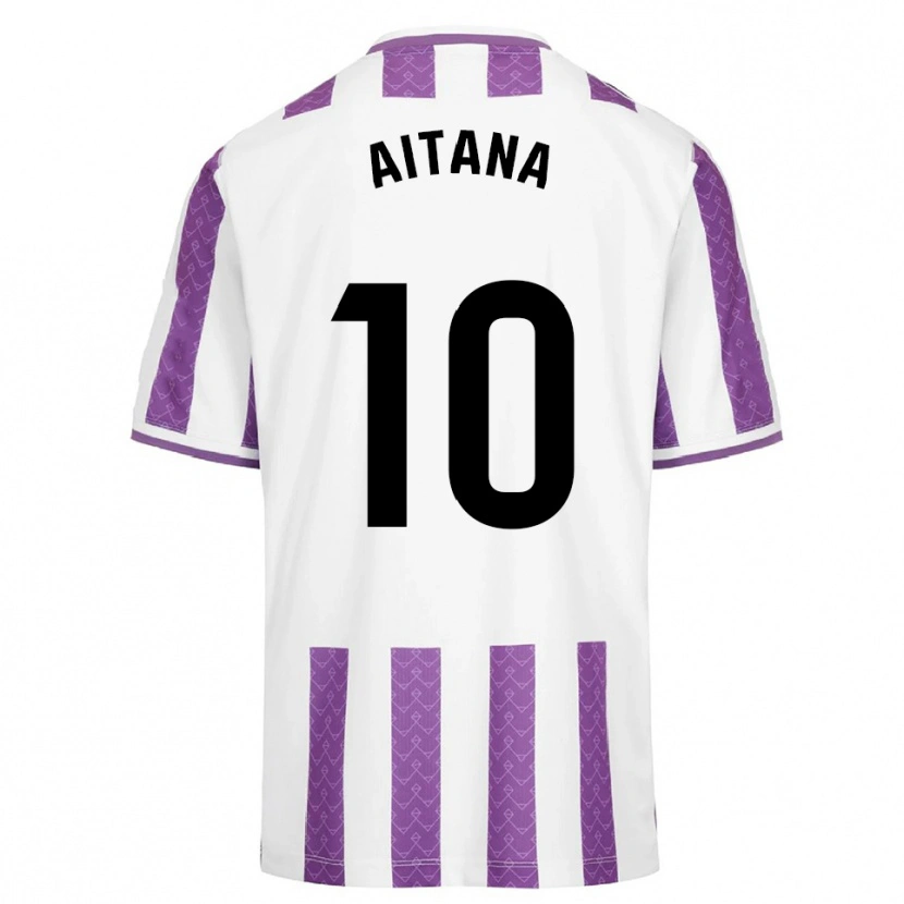 DanxenメンズAitana Ruda Lara#10紫白ホームシャツ2025/26ジャージーユニフォーム