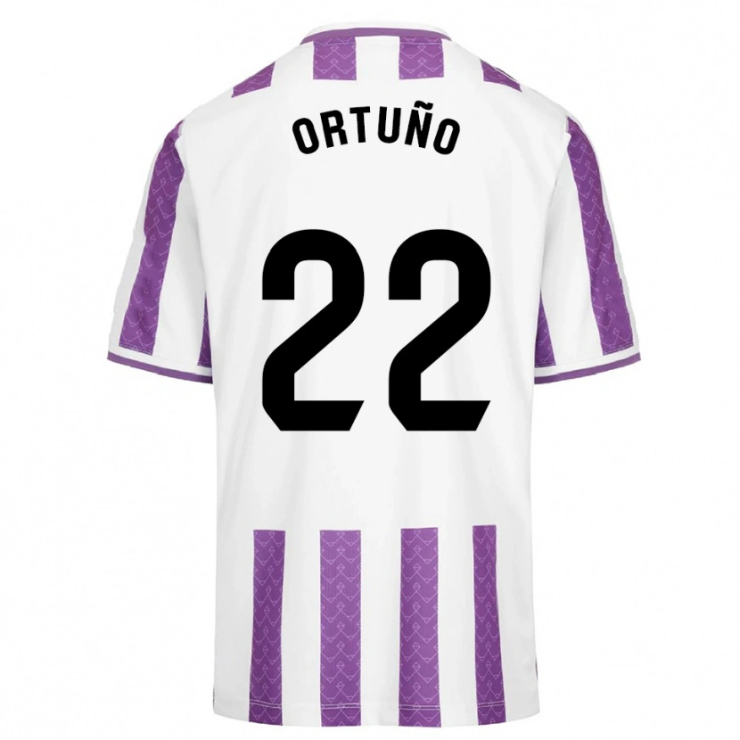 DanxenメンズFran Ortuño#22紫白ホームシャツ2025/26ジャージーユニフォーム