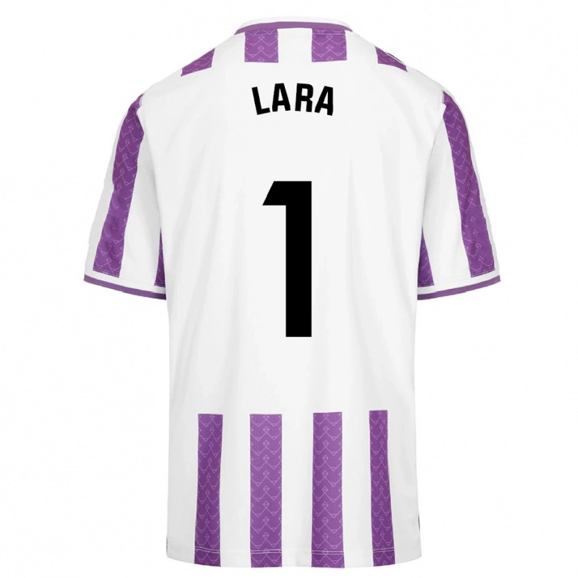 DanxenメンズLara Lara De Las Heras Coello#1紫白ホームシャツ2025/26ジャージーユニフォーム