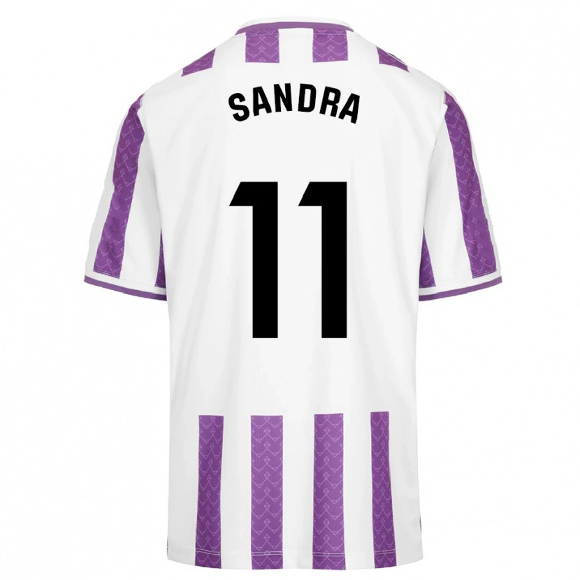 DanxenメンズSandra Luengo González#11紫白ホームシャツ2025/26ジャージーユニフォーム