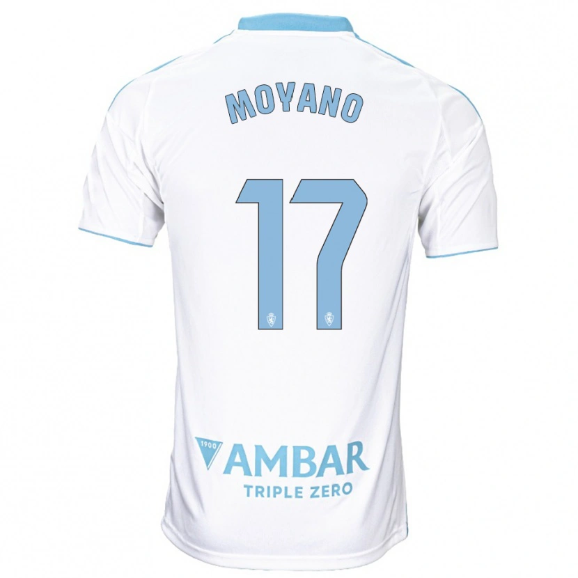 DanxenメンズSebas Moyano#17白空色ホームシャツ2025/26ジャージーユニフォーム