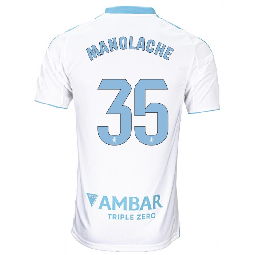 DanxenメンズMarcos Manolache#35白空色ホームシャツ2025/26ジャージーユニフォーム