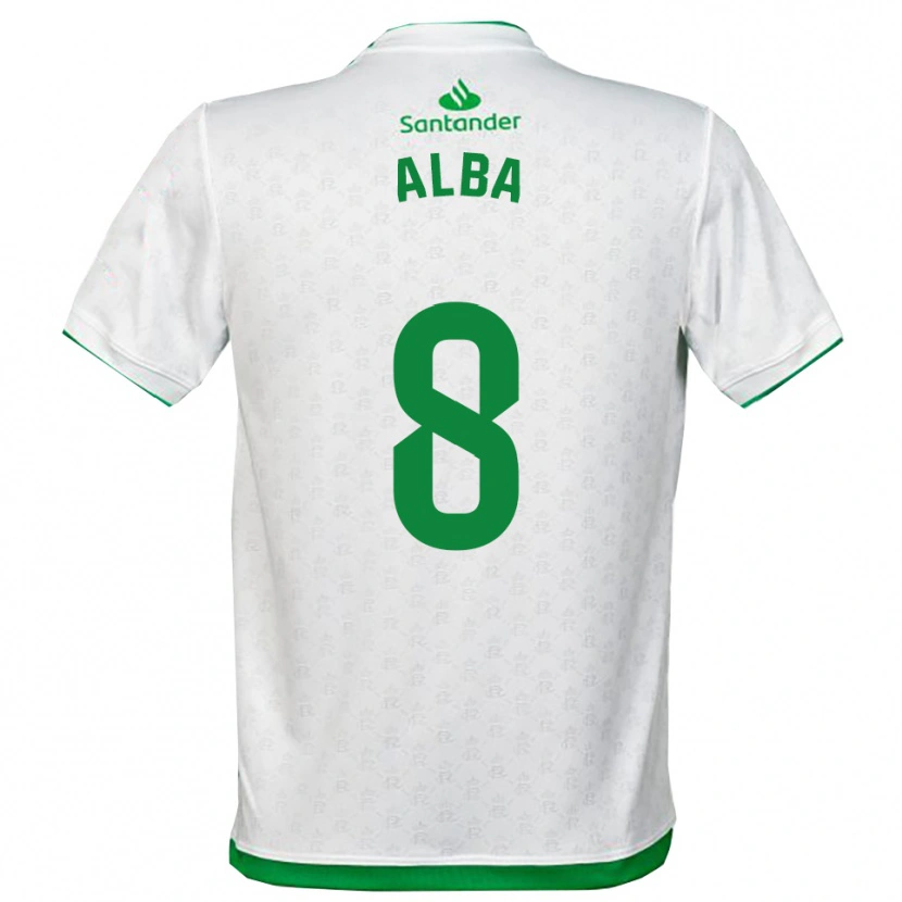 DanxenメンズAlba Luzuriaga Albelda#8緑白ホームシャツ2025/26ジャージーユニフォーム