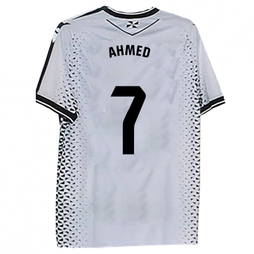 DanxenメンズAisar Ahmed#7白黒ホームシャツ2025/26ジャージーユニフォーム