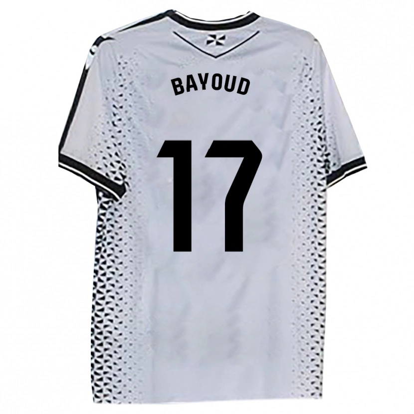 DanxenメンズTaufek Bayoud#17白黒ホームシャツ2025/26ジャージーユニフォーム