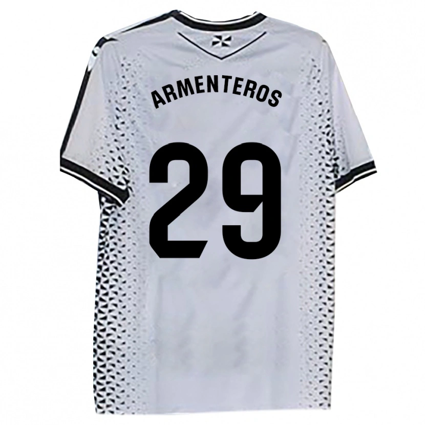 DanxenメンズVíctor Armenteros#29白黒ホームシャツ2025/26ジャージーユニフォーム