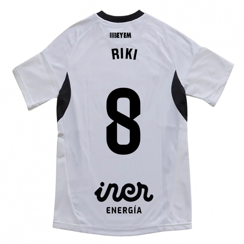 DanxenメンズRiki Rodríguez#8白紫ホームシャツ2025/26ジャージーユニフォーム