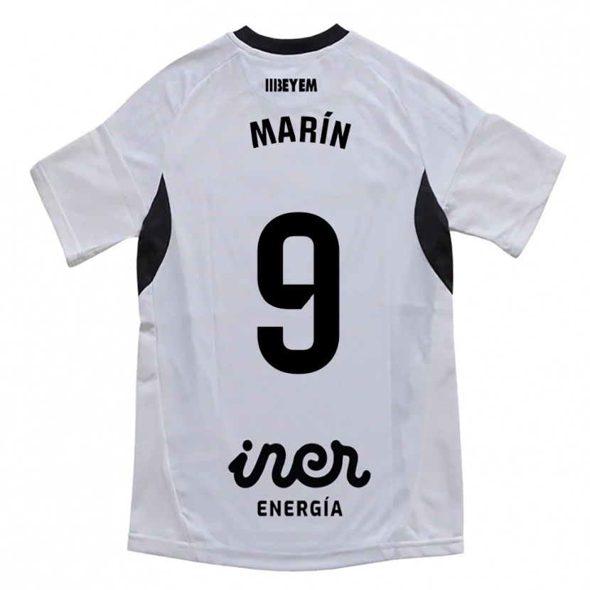 DanxenメンズHiginio Marín#9白紫ホームシャツ2025/26ジャージーユニフォーム