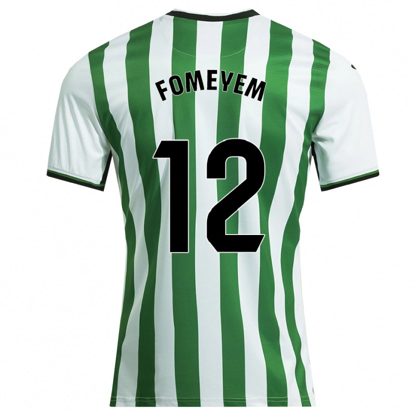 DanxenメンズFranck Fomeyem#12白緑ホームシャツ2025/26ジャージーユニフォーム