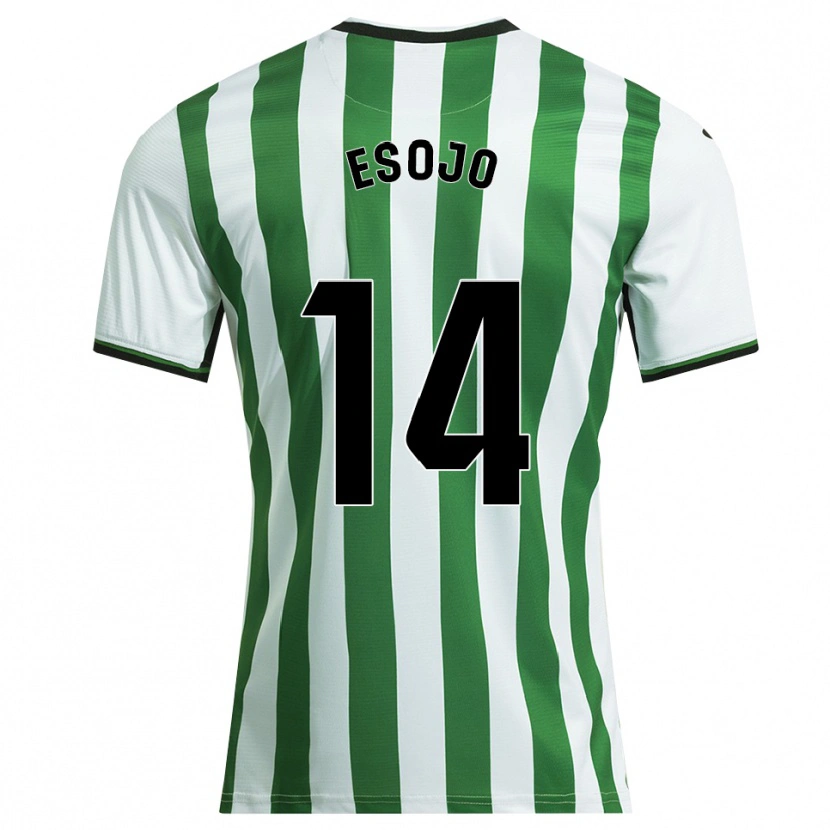 DanxenメンズMarta Esojo Serrano#14白緑ホームシャツ2025/26ジャージーユニフォーム