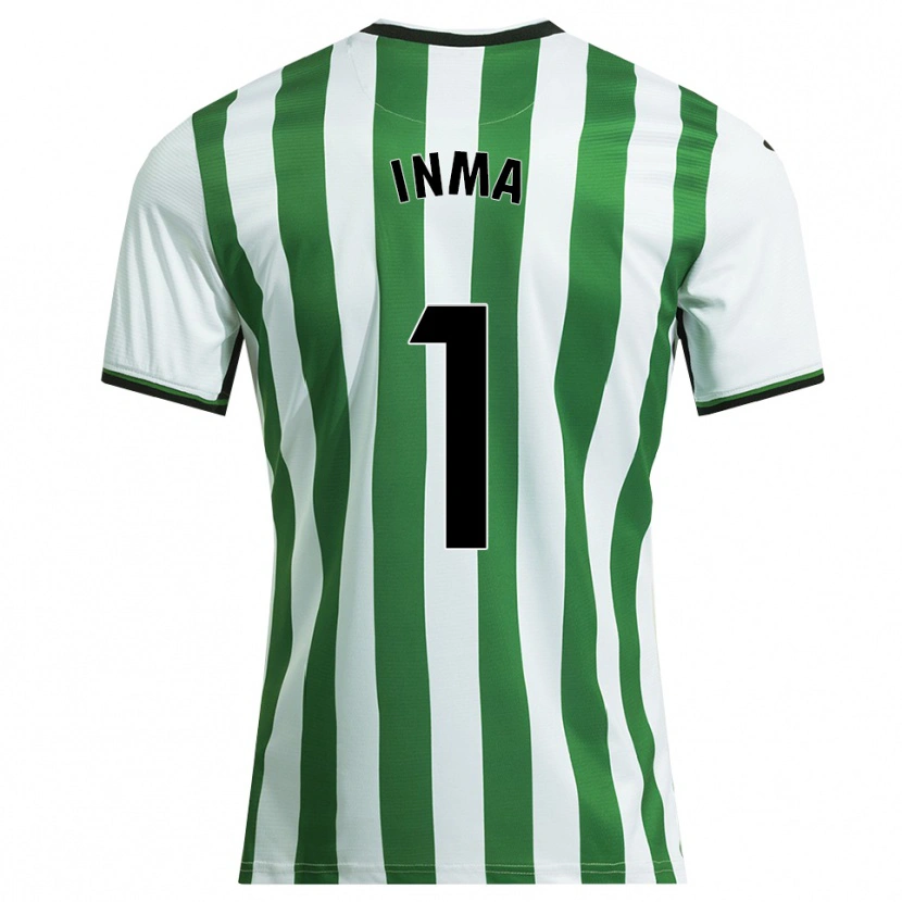 DanxenメンズImaculada Almendros Fernández#1白緑ホームシャツ2025/26ジャージーユニフォーム
