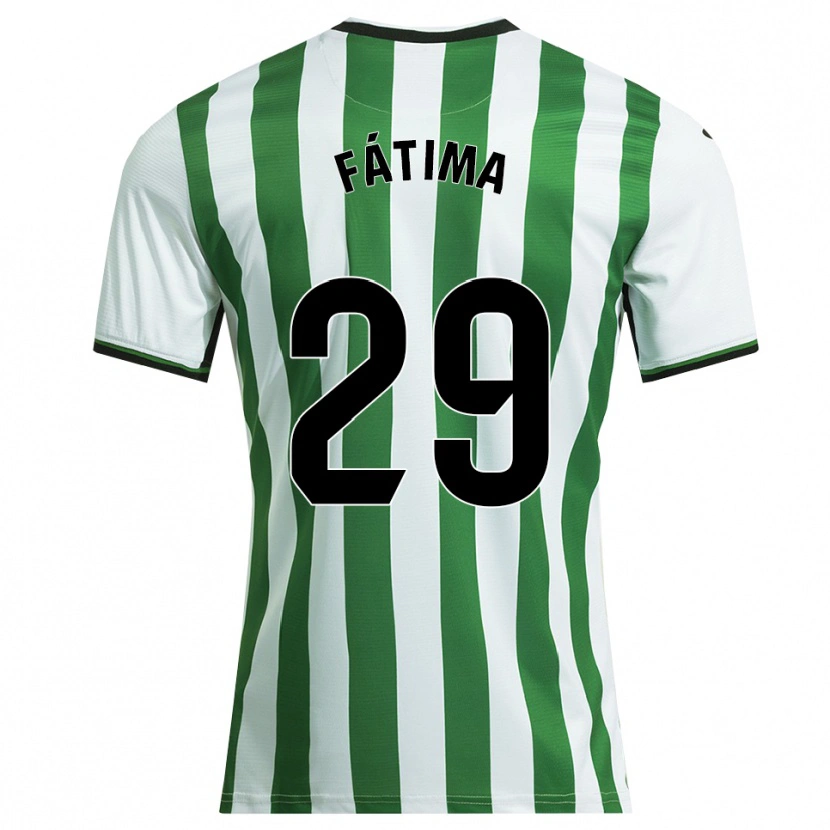 DanxenメンズFátima Muñoz Marín#29白緑ホームシャツ2025/26ジャージーユニフォーム