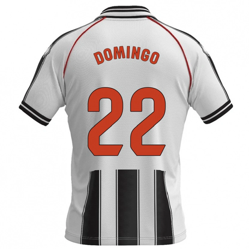 DanxenメンズJorge Domingo#22白黒ホームシャツ2025/26ジャージーユニフォーム