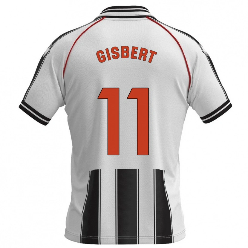 DanxenメンズEnric Gisbert#11白黒ホームシャツ2025/26ジャージーユニフォーム