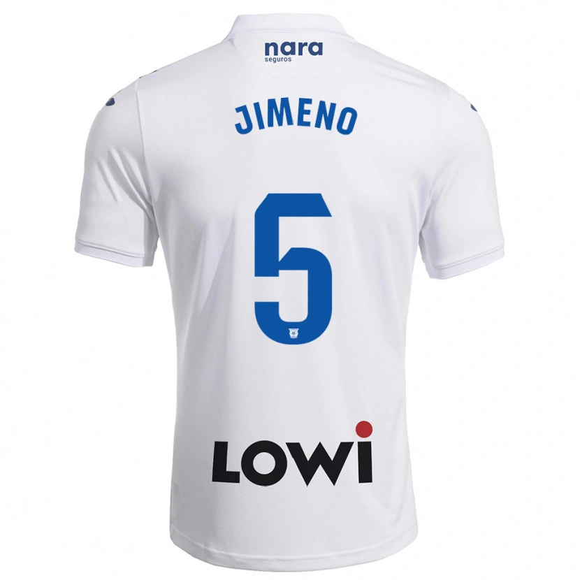 DanxenメンズLuis Jimeno#5白紺ホームシャツ2025/26ジャージーユニフォーム