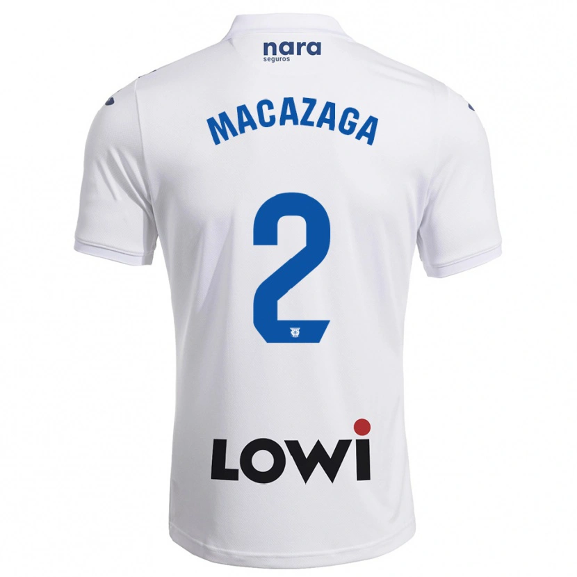 DanxenメンズLucas Macazaga#2白紺ホームシャツ2025/26ジャージーユニフォーム