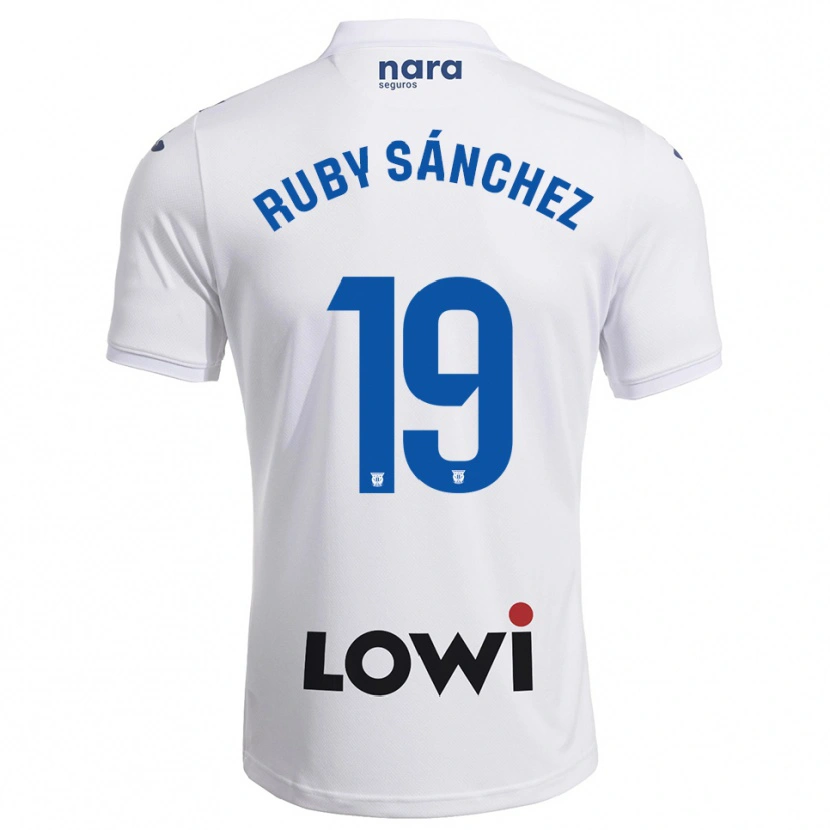 DanxenメンズRuby Sánchez#19白紺ホームシャツ2025/26ジャージーユニフォーム