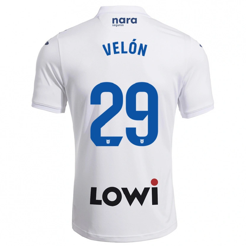 DanxenメンズHugo Velón#29白紺ホームシャツ2025/26ジャージーユニフォーム